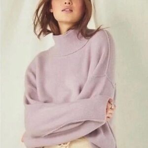 Free People Afterglow Mock Neck Sweater